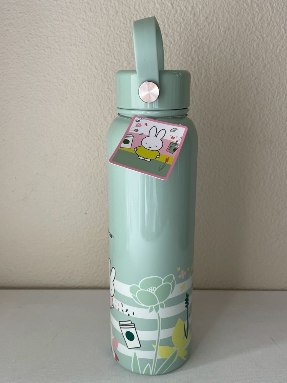 STARBUCKS x MIFFY Stainless Water hot cold Bottle 27oz  Summer 2026 with handle - Picture 3 of 7
